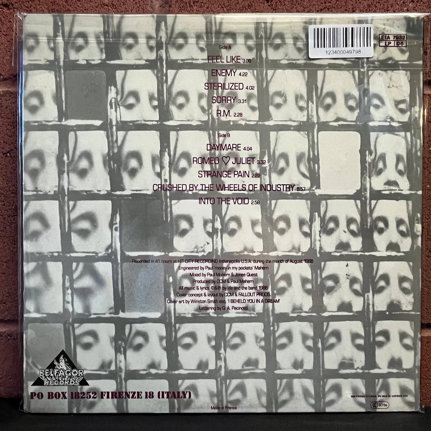 Used Vinyl: Cheetah Chrome Motherfuckers "Into The Void" LP (1986 Italian pressing)