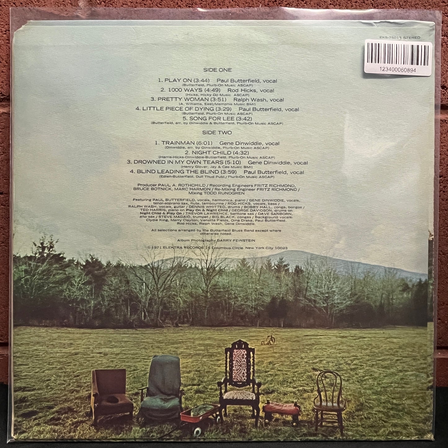 Used Vinyl: The Butterfield Blues Band "Sometimes I Just Feel Like Smilin'" LP (1971 Press)