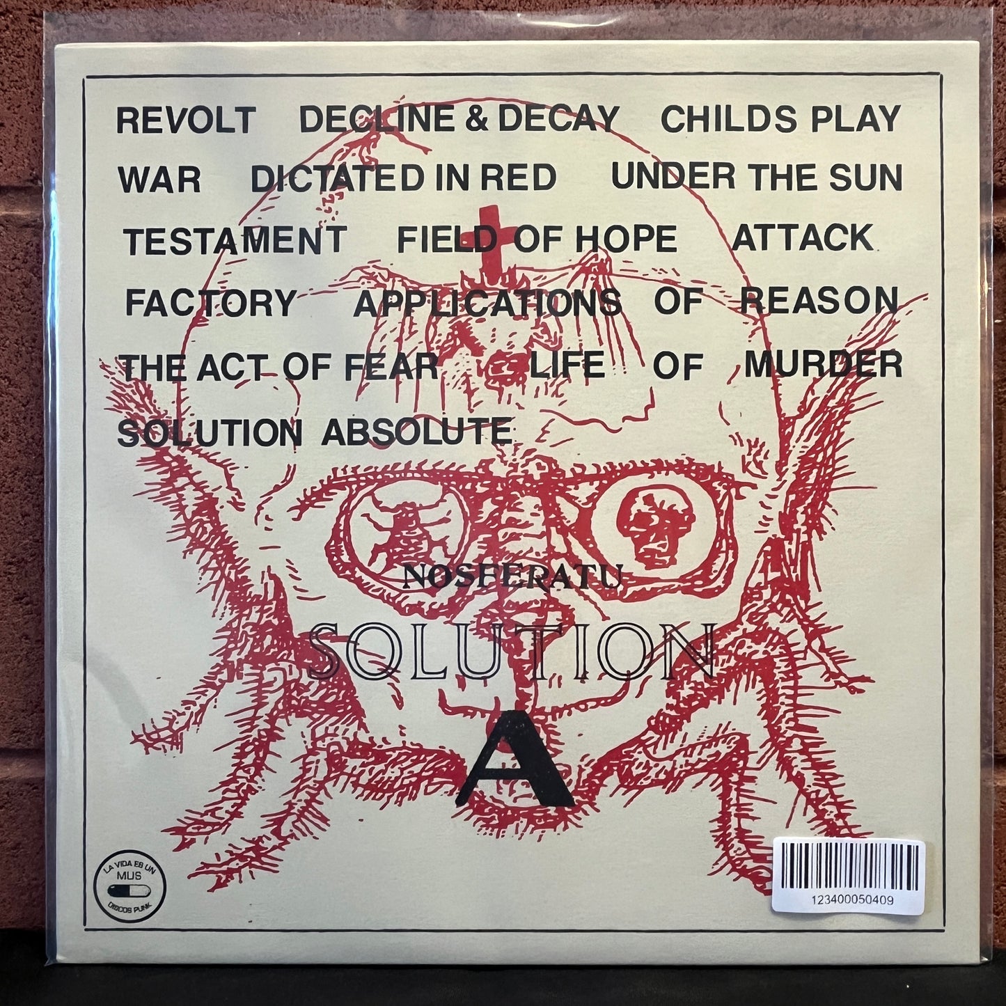 Used Vinyl: Nosferatu "Solution A" LP