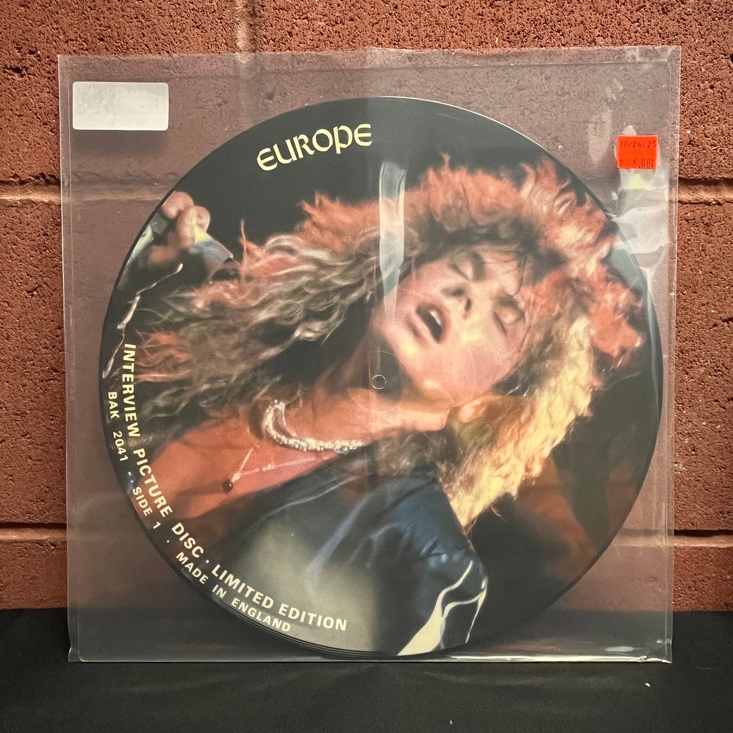Used Vinyl: Europe "Interview" 12" (Picture Disc)