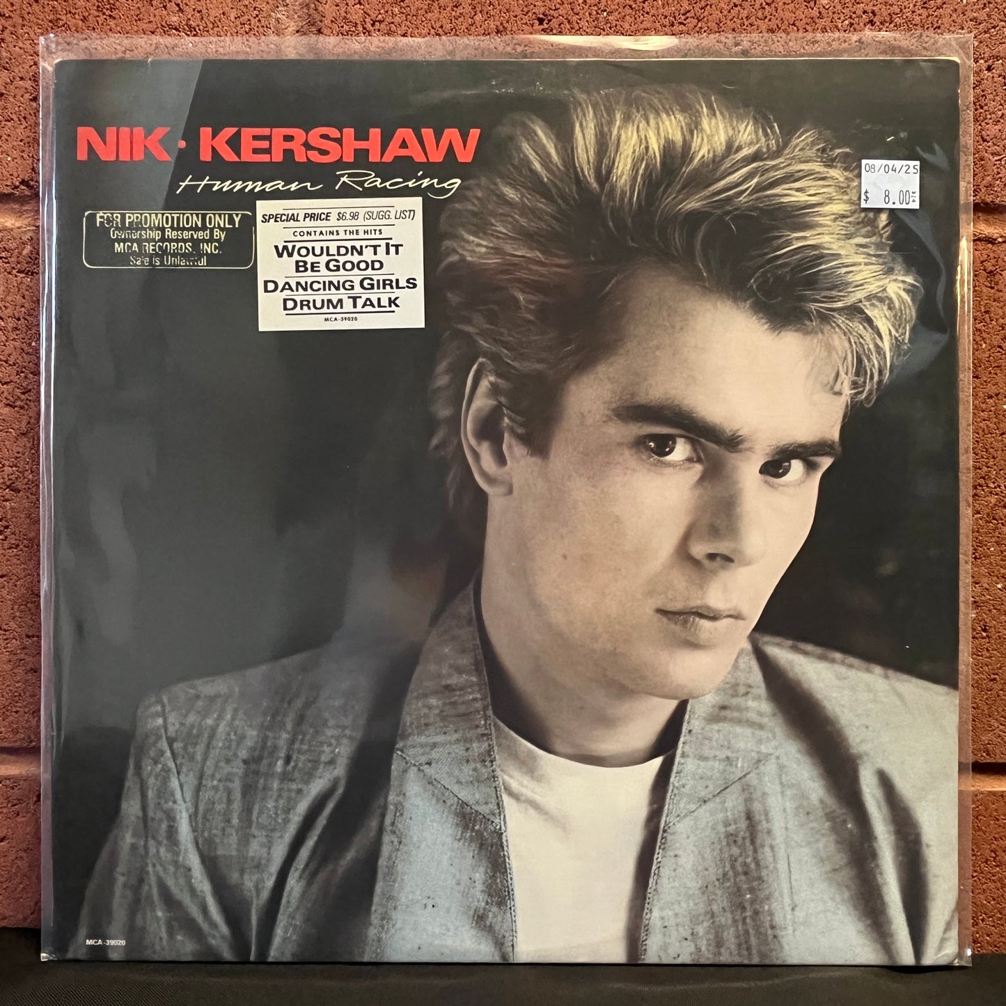 Used Vinyl: Nik Kershaw "Human Racing" LP