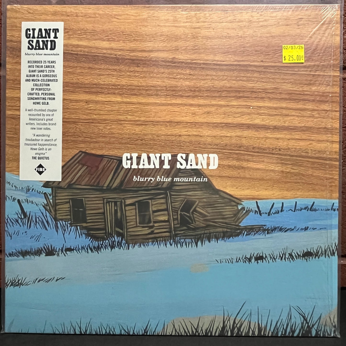 Used Vinyl: Giant Sand "Blurry Blue Mountain" LP (2024 pressing)