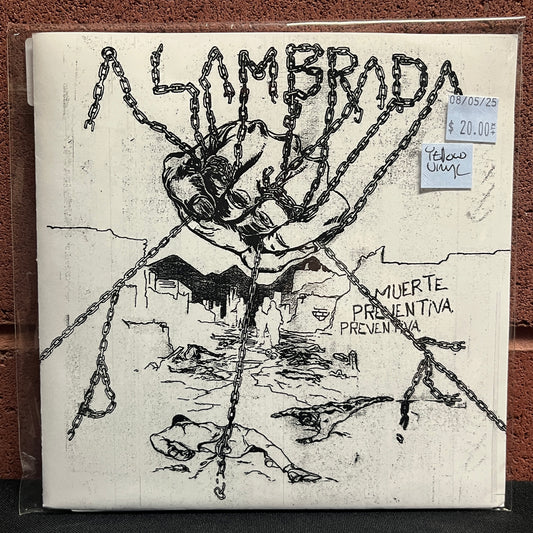 Used Vinyl: Alambrada "Muerte Preventiva" 7" (Yellow Vinyl)