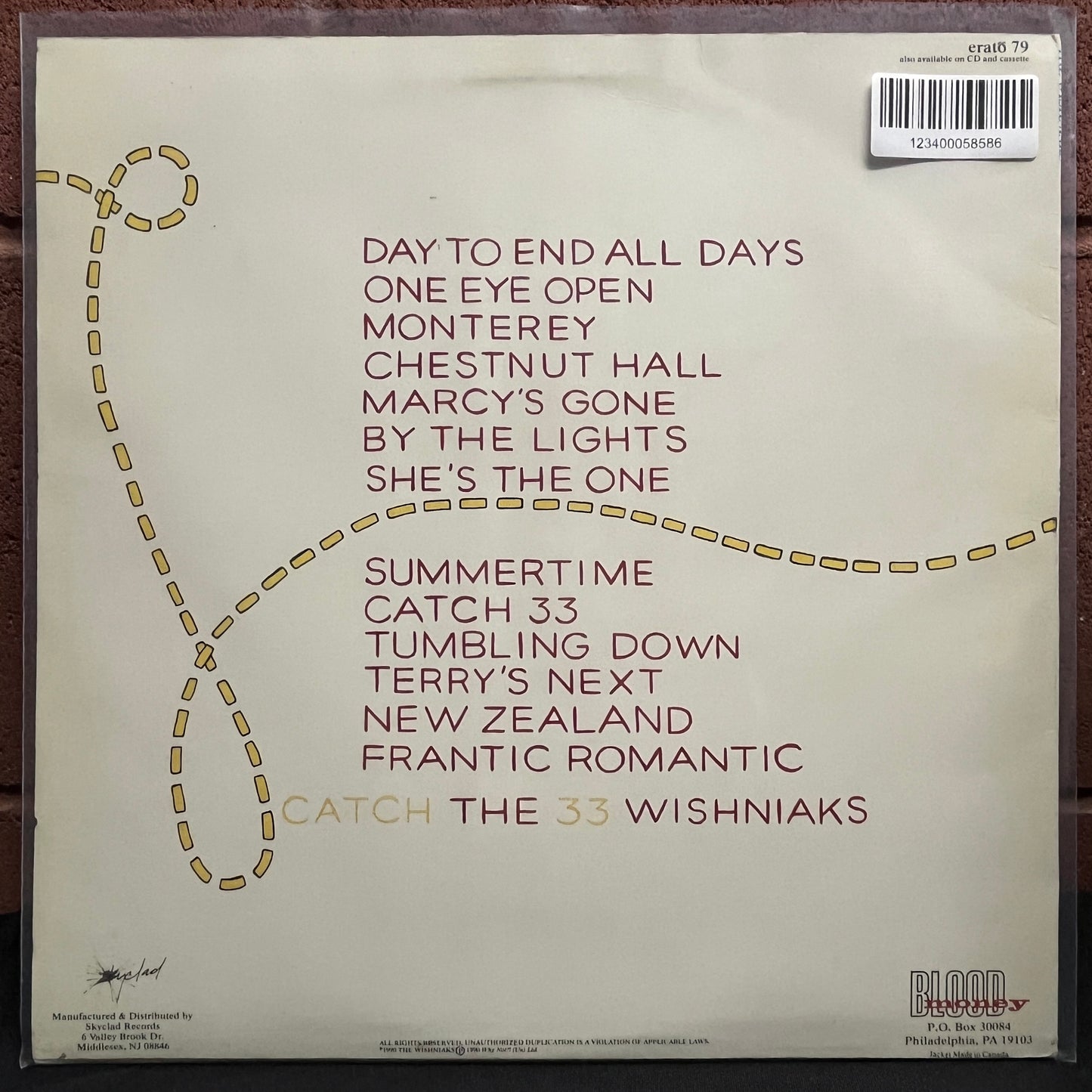 Used Vinyl: The Wishniaks "Catch 33" LP (1990 US Press)