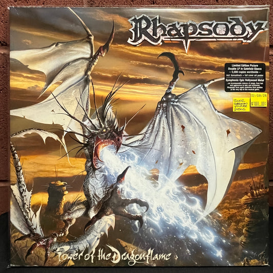 Used Vinyl: Rhapsody ‎"Power Of The Dragonflame" 2xLP (2002 German Press, Picture Discs)