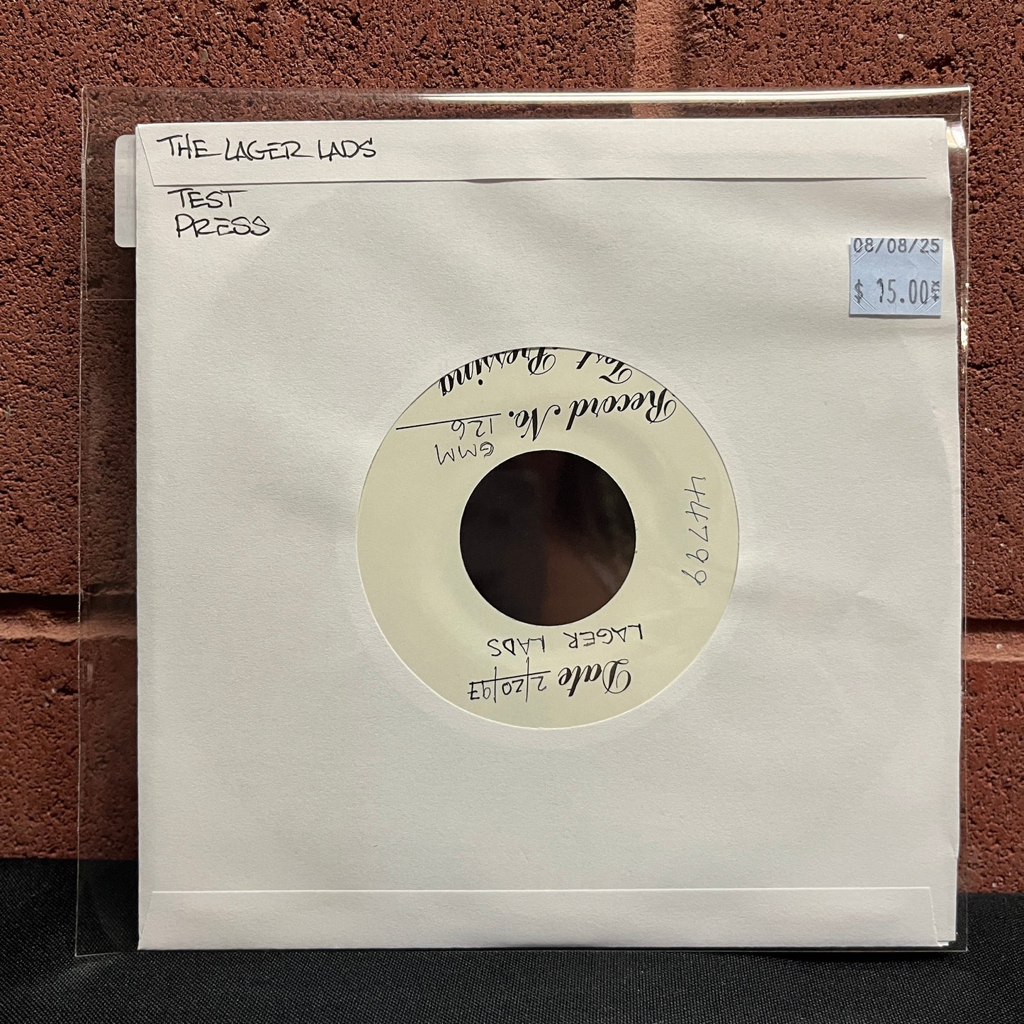 Used Vinyl: The Lager Lads "Making The Last Call" 7" (Test Press)