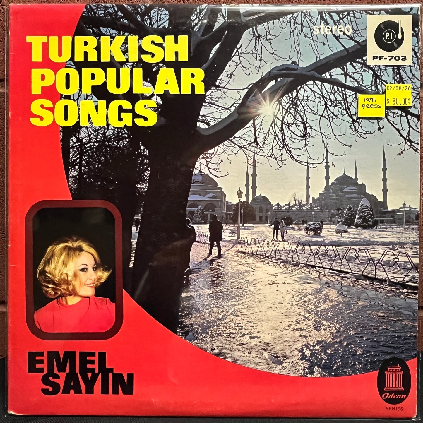 Used Vinyl: Emel Sayın ‎"Turkish Popular Music" LP (1971 Press)