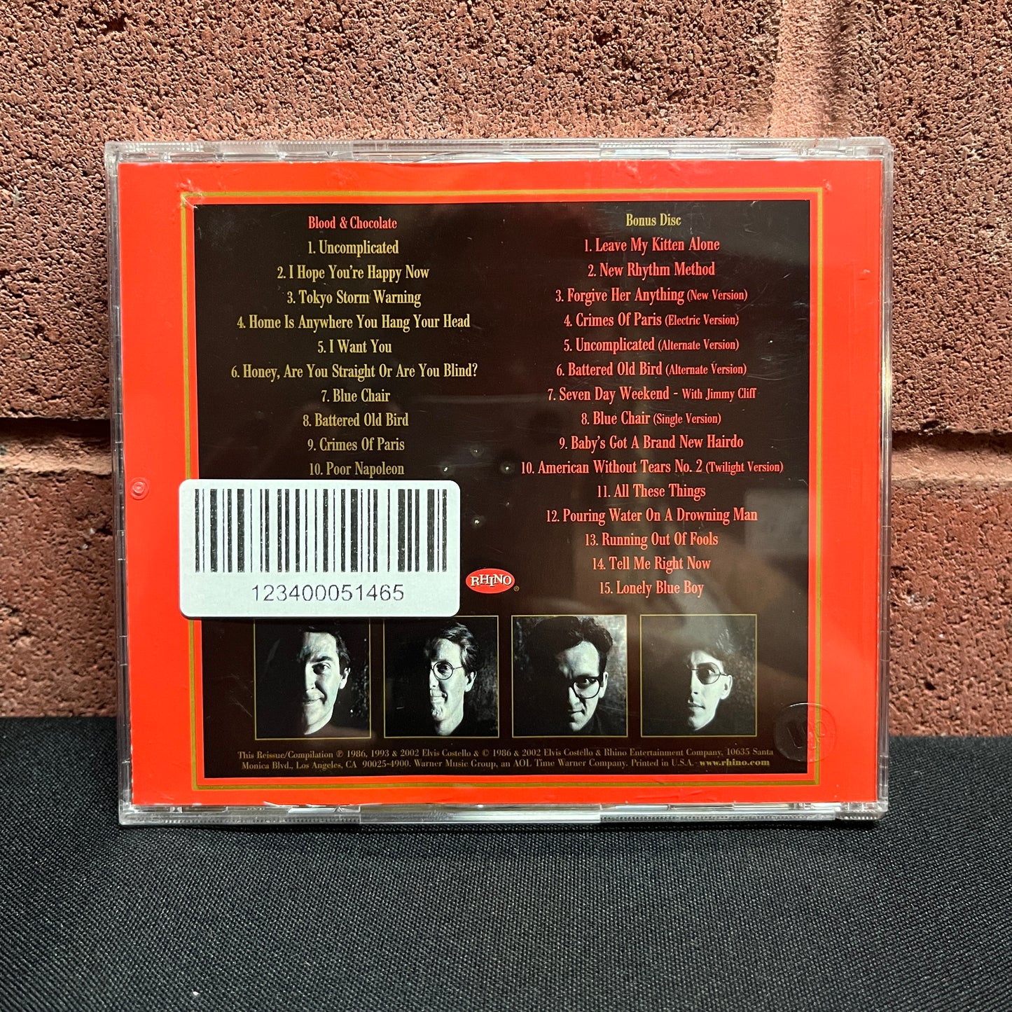 Used CD: Elvis Costello And The Attractions "Blood & Chocolate" 2xCD