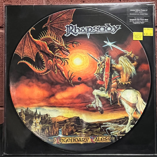 Used Vinyl: Rhapsody ‎"Legendary Tales" LP (2000 German Press, Picture Disc)