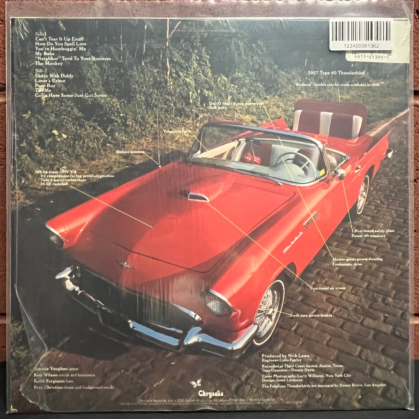Used Vinyl: The Fabulous Thunderbirds "T-Bird Rhythm" LP