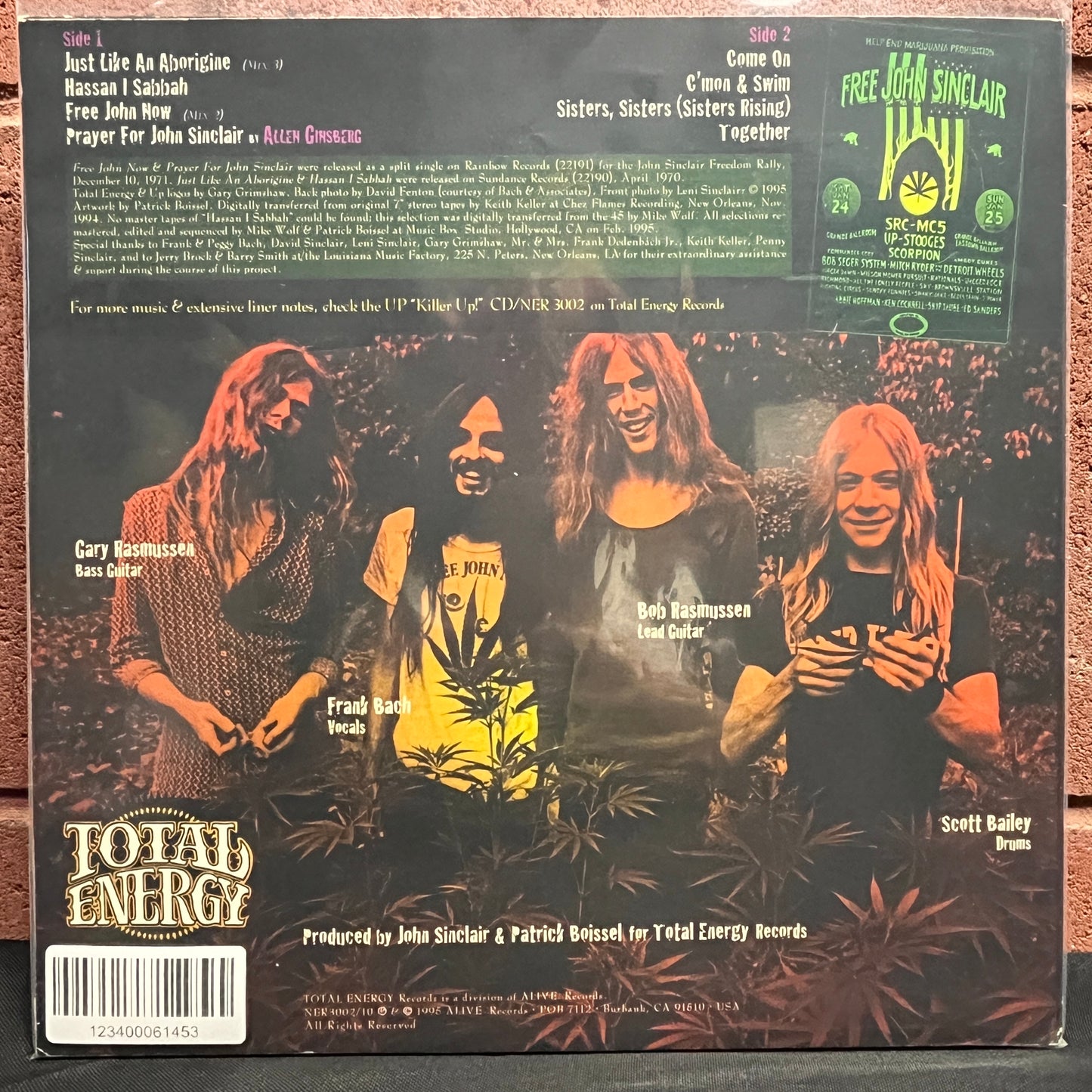 Used Vinyl: The Up "Killer Up" 10" (1995 Press)