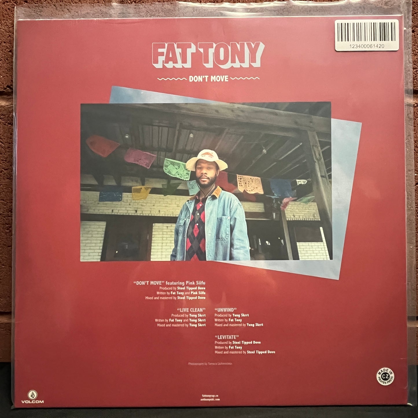 Used Vinyl: Fat Tony "Don't Move" LP (2019 Press, Sealed)