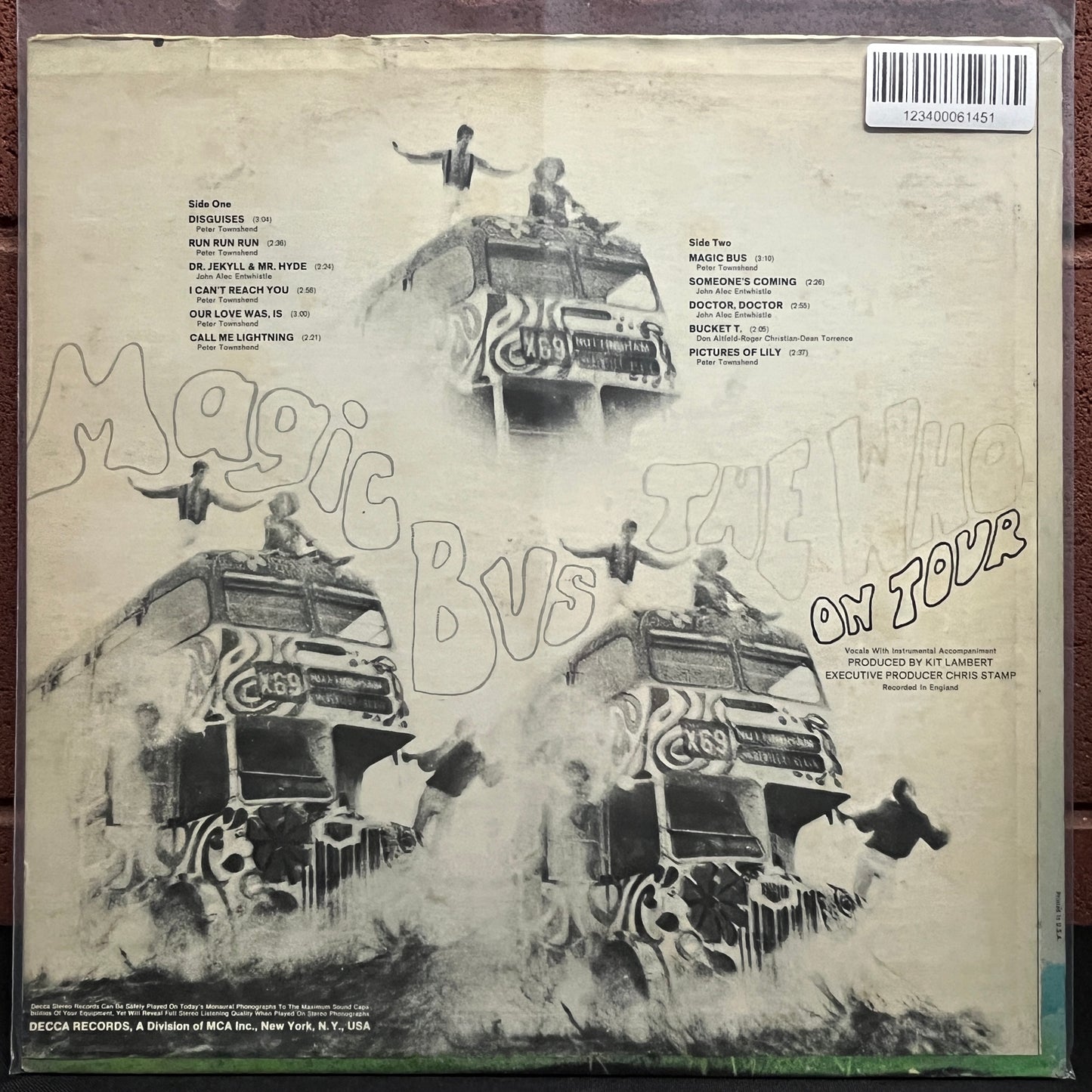 Used Vinyl: The Who "Magic Bus" LP (1968 Press)