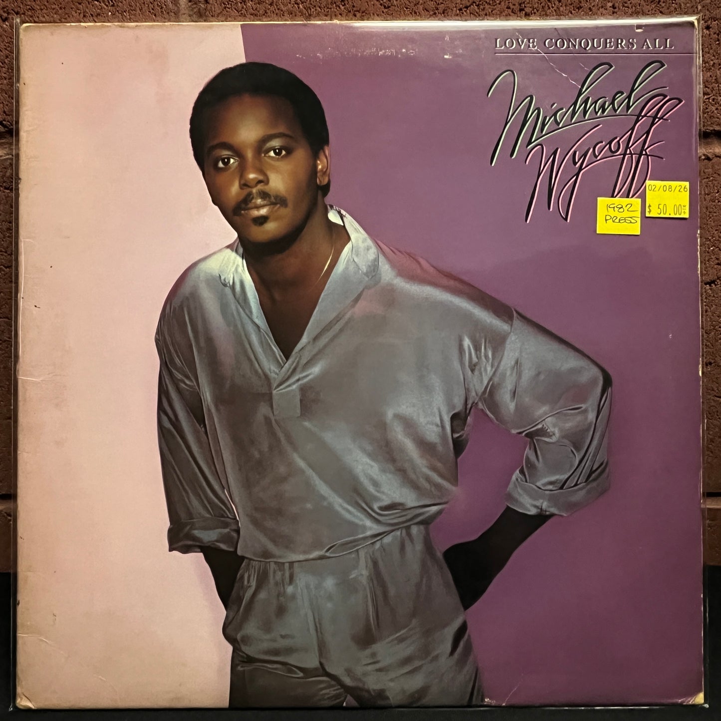 Used Vinyl: Michael Wycoff "Love Conquers All" LP (1982 Press)