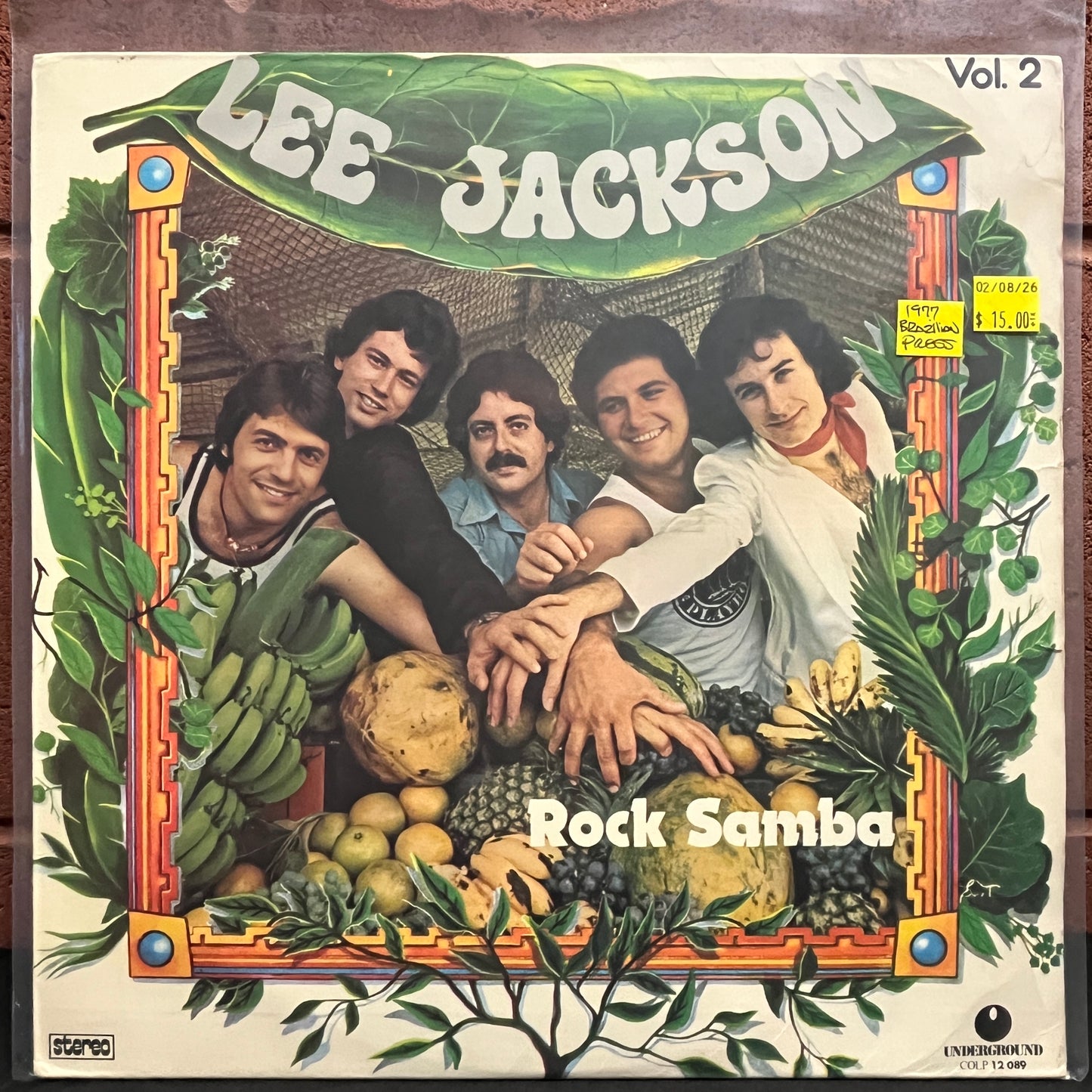Used Vinyl: Lee Jackson "Rock Samba Vol. 2" LP (1977 Brazilian Press)