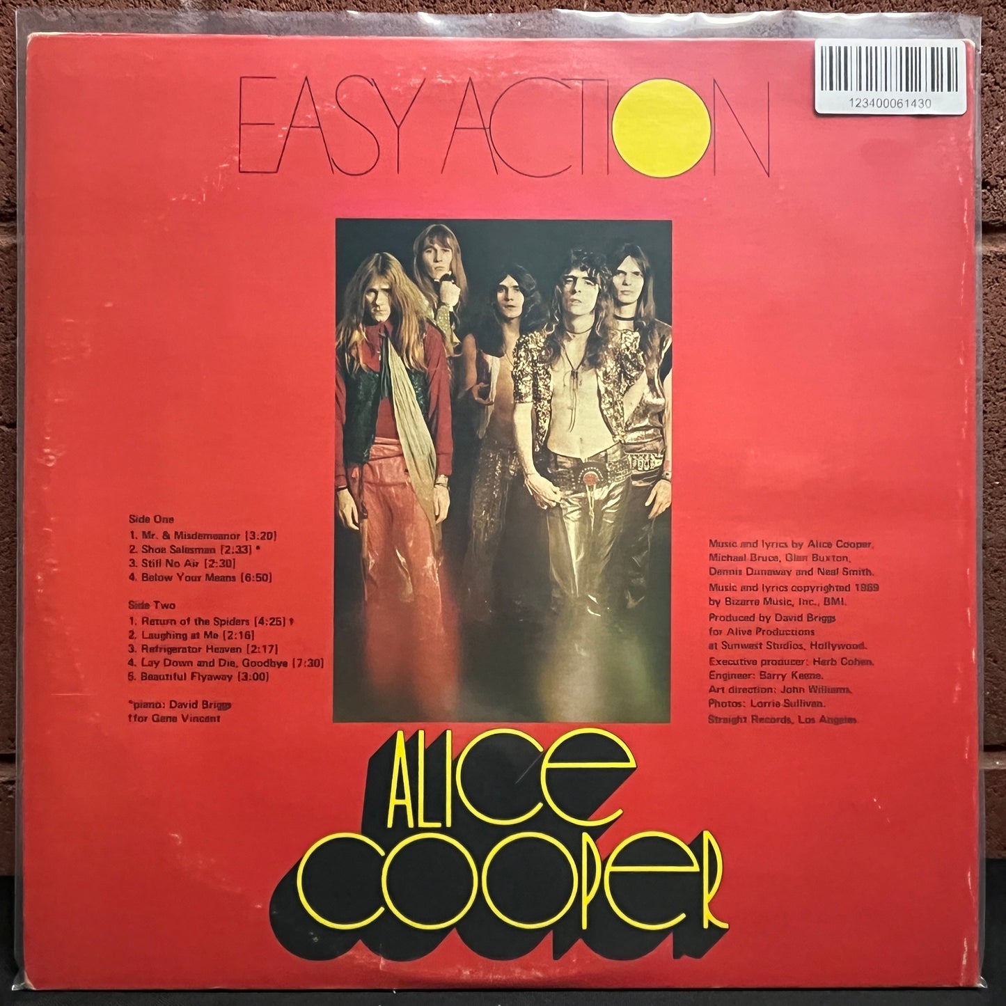 Used Vinyl: Alice Cooper "Easy Action" LP (1972 Press)