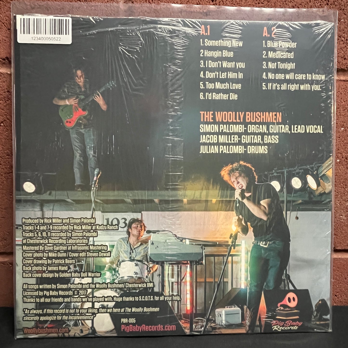 Used Vinyl: Woolly Bushmen "Arduino" LP (Clear Orange vinyl)