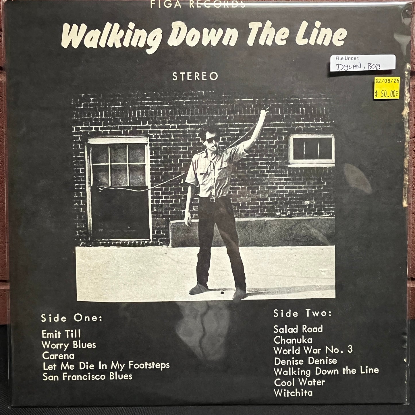 Used Vinyl: Bob Dylan "Walking On Down The Line" LP (Unofficial Press, Red Labels)