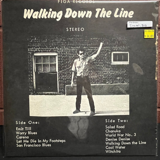 Used Vinyl: Bob Dylan "Walking On Down The Line" LP (Unofficial Press, Red Labels)
