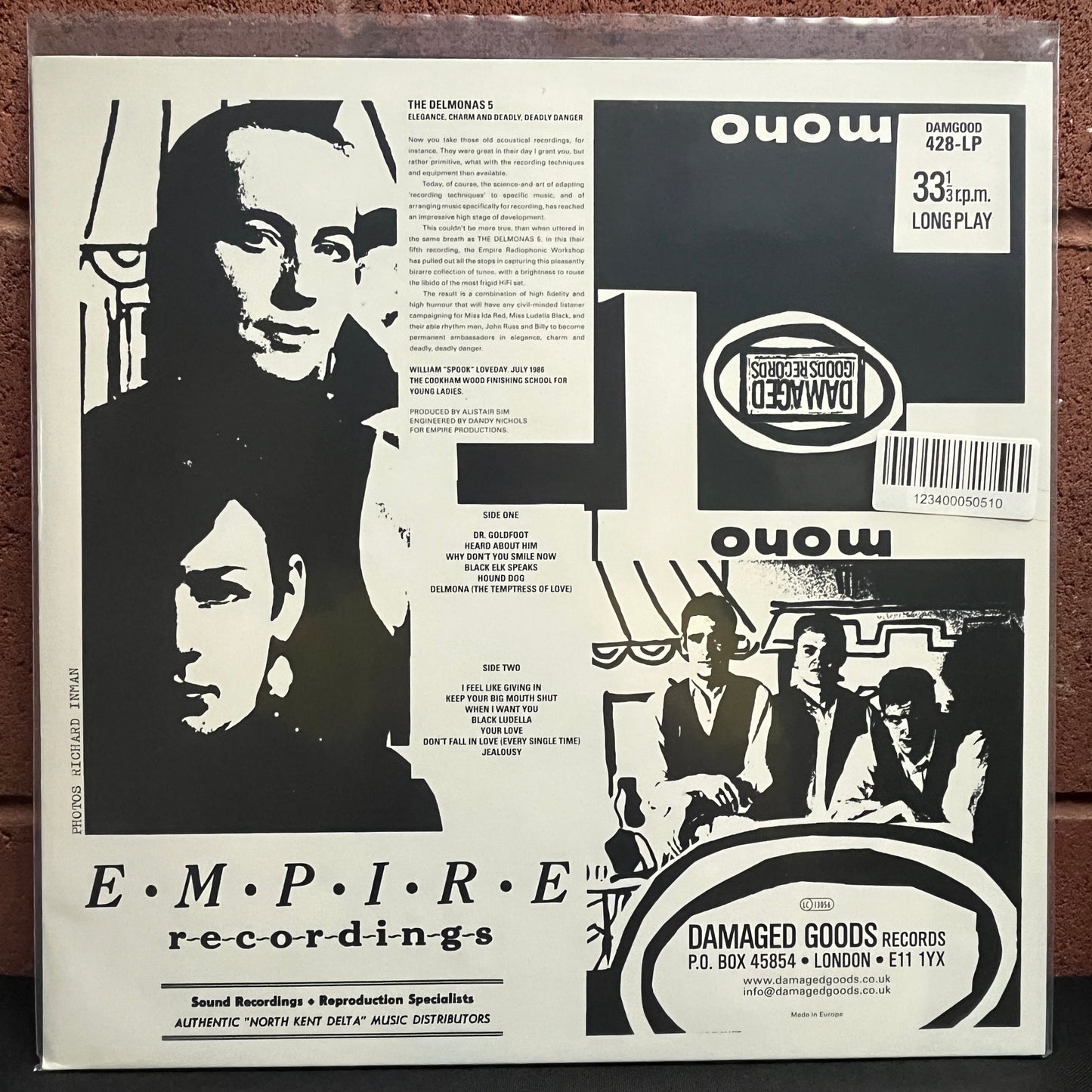 Used Vinyl: Delmonas "The Del Monas 5" LP (2014 pressing, White vinyl)