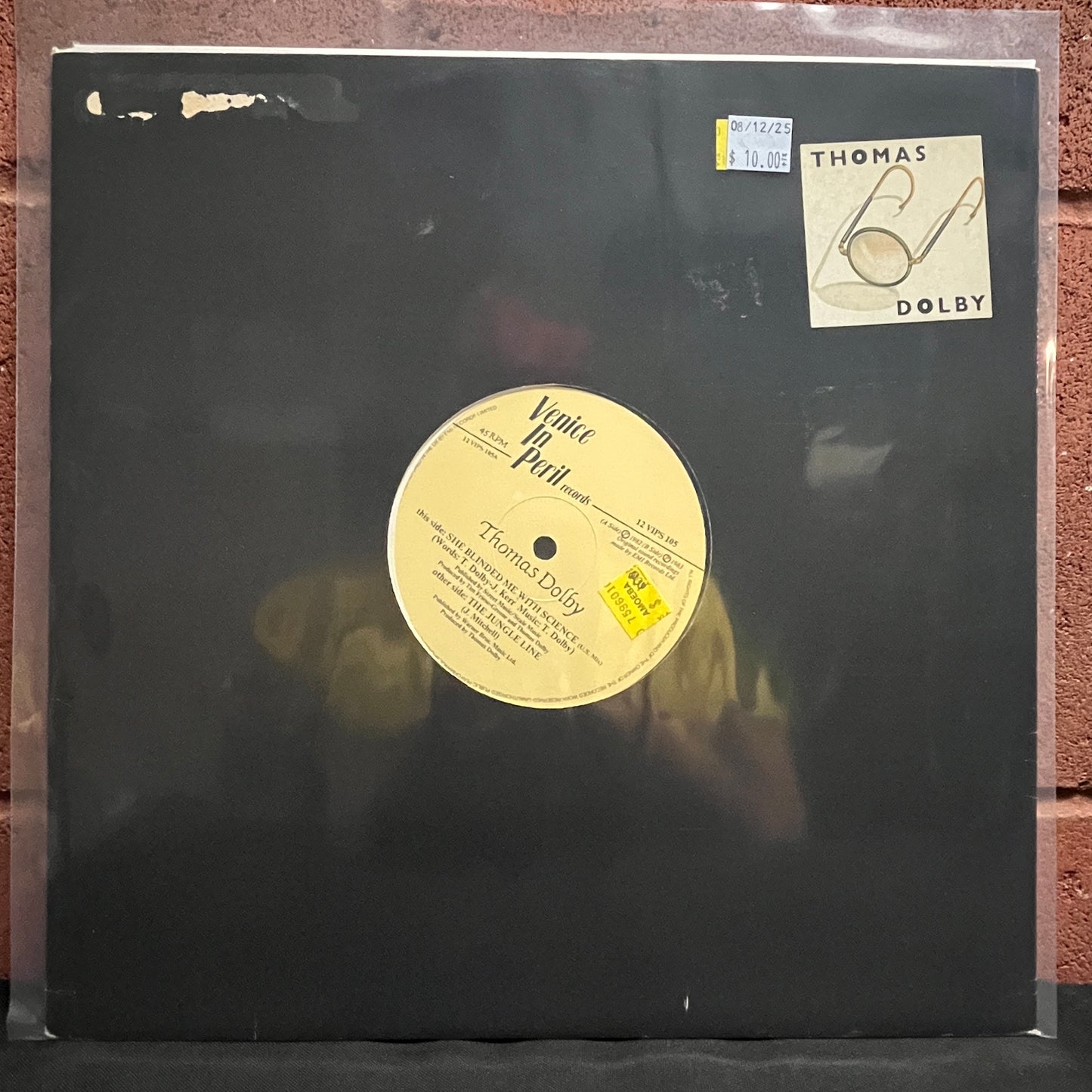 Used Vinyl: Thomas Dolby "She Blinded Me With Science" 12"