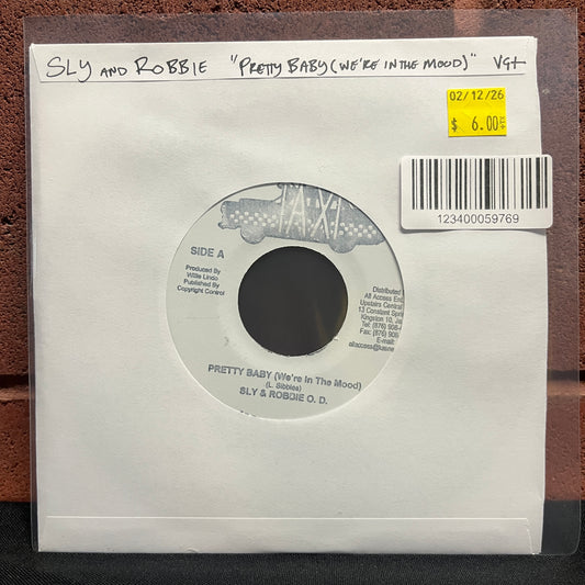 Used Vinyl: Sly and Robbie "Pretty Baby (We're In The Mood)" 7"