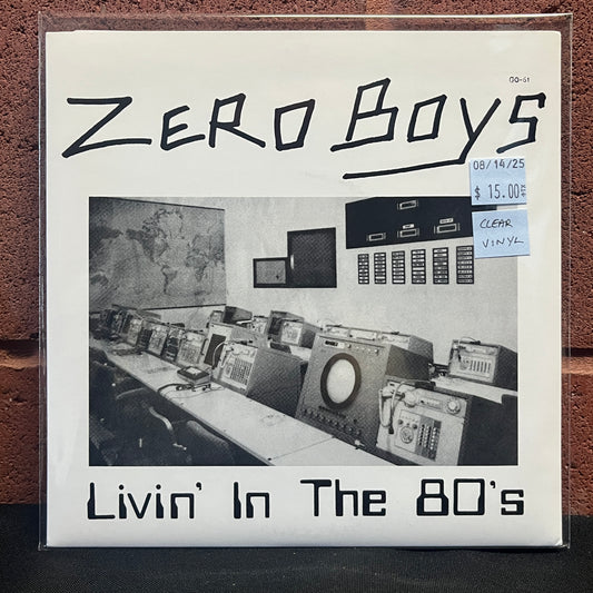 Used Vinyl: Zero Boys "Livin' In The 80's" 7" (Clear vinyl)