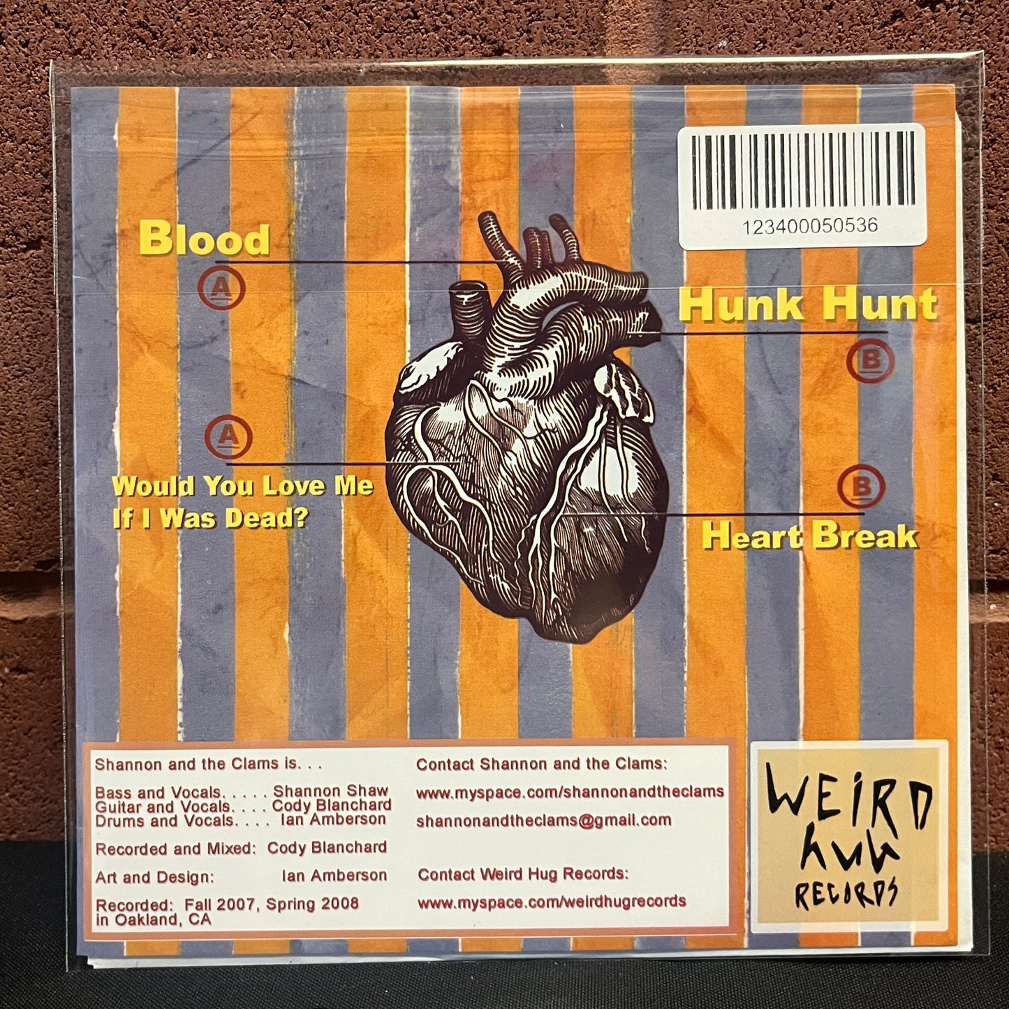 Used Vinyl: Shannon and the Clams "Hunk Hunt" 7" (Original pressing)