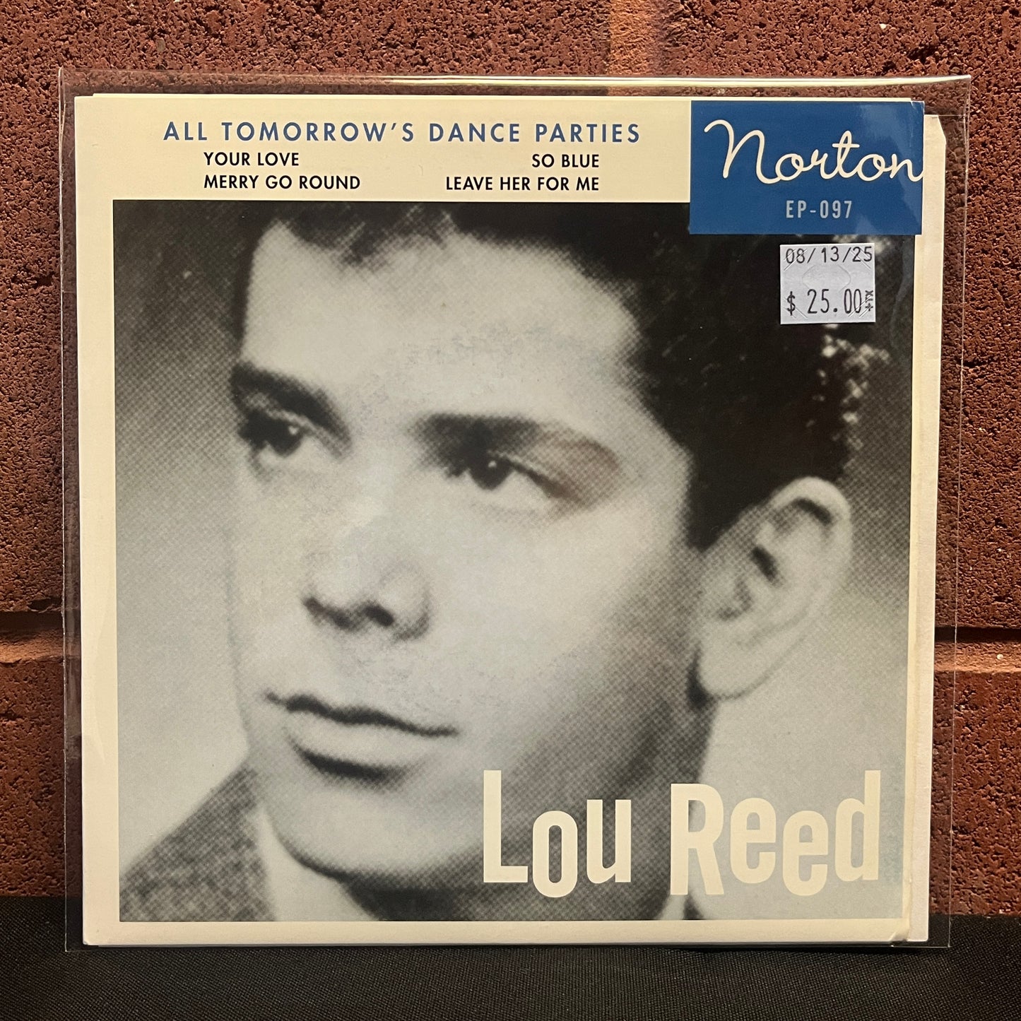 Used Vinyl: Lou Reed "All Tomorrow's Dance Parties" 7"