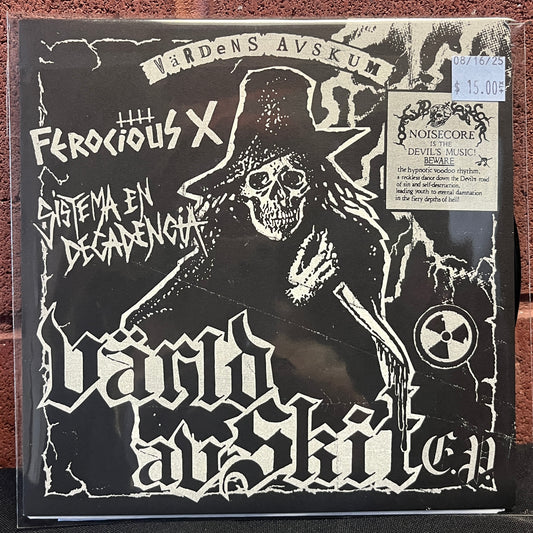 Used Vinyl: Ferocious X / Sistema En Decadencia "Värld Av Skit E.P." 7"
