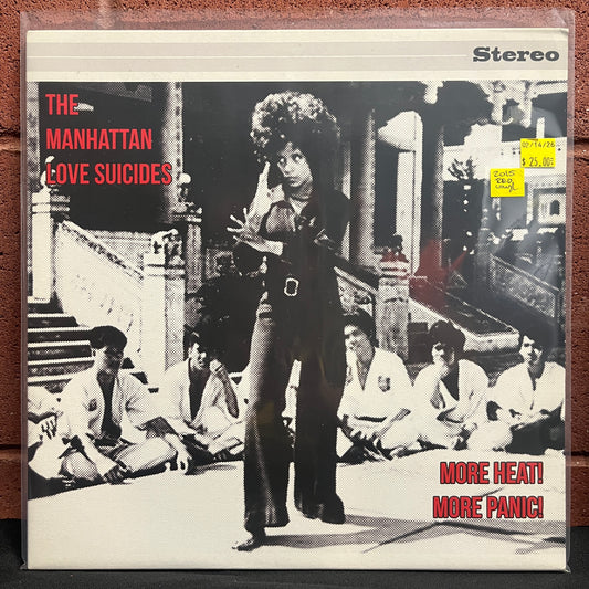 Used Vinyl: Manhattan Love Suicides "More Heat! More Panic!" LP (2015 Press - Red Vinyl)