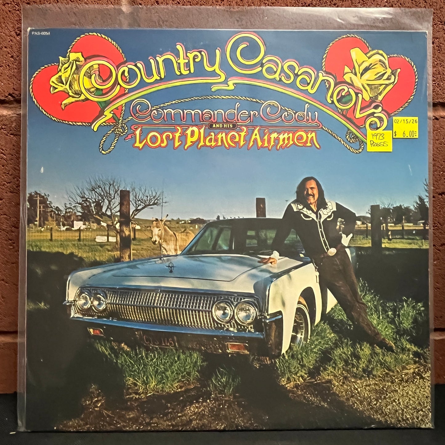 Used Vinyl: Commander Cody And His Lost Planet Airmen "Country Casanova" LP (1973 Press)