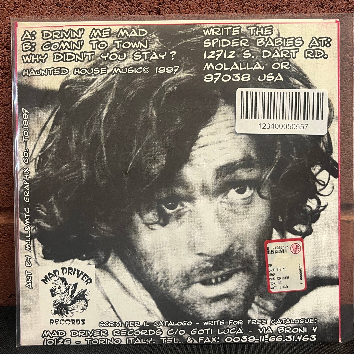 Used Vinyl: Spider Babies "Drivin' Me Mad" 7"