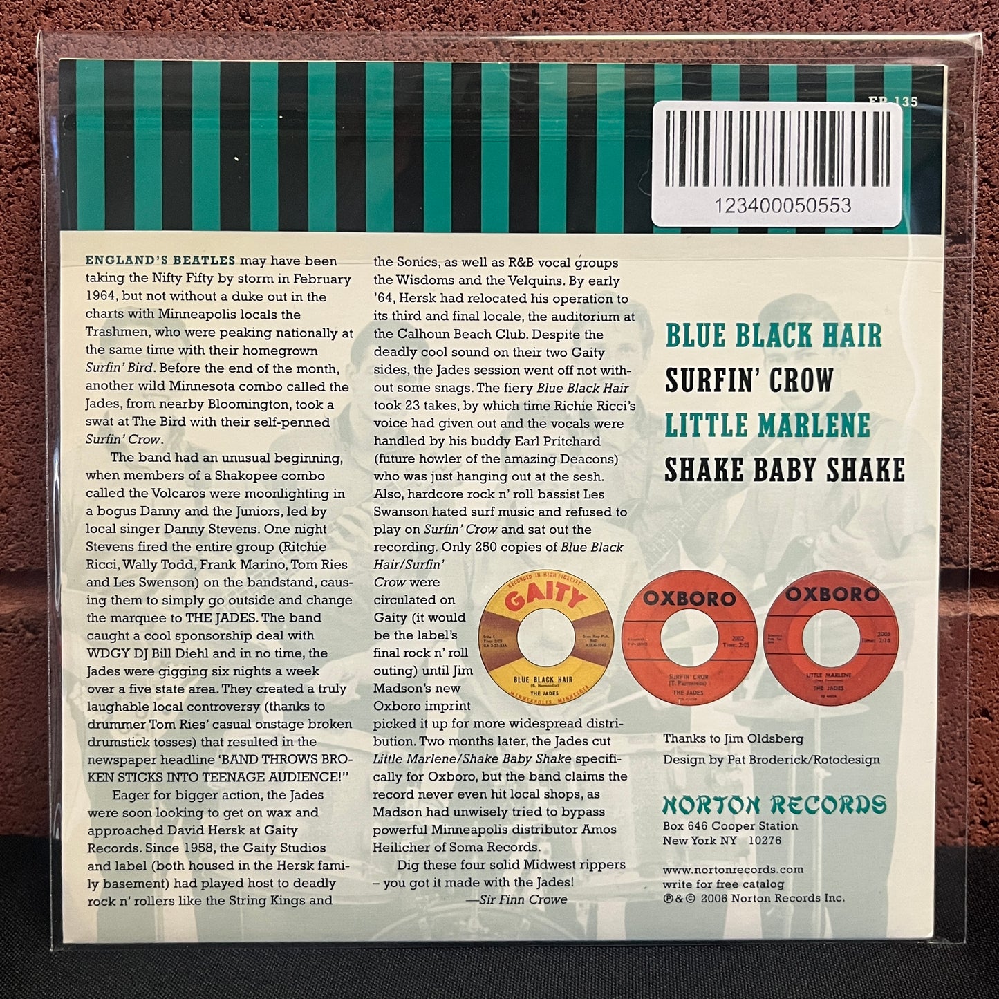 Used Vinyl: Jades "The Fabulous Jades" 7"