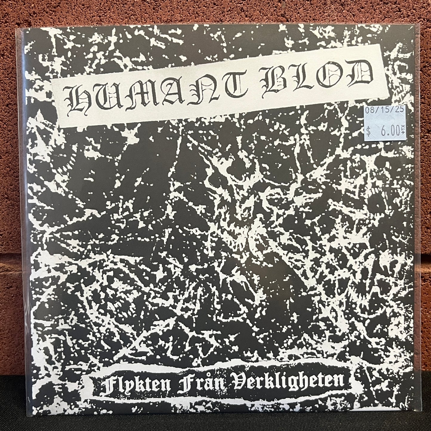 Used Vinyl: Humant Blod "Flykten Fran Verkligheten" 7"