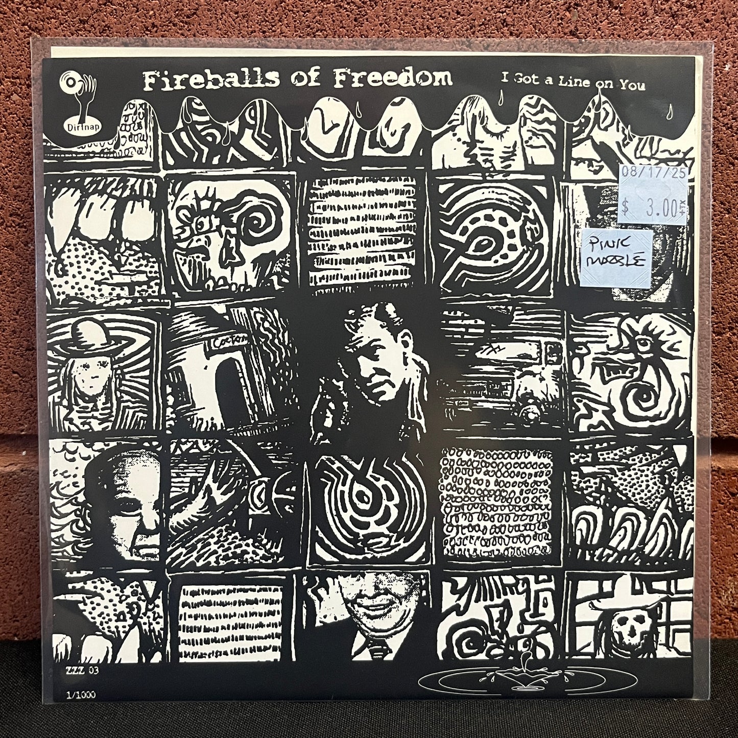 Used Vinyl: Fireballs Of Freedom / Lopez "Split" 7" (Pink Marble Vinyl)
