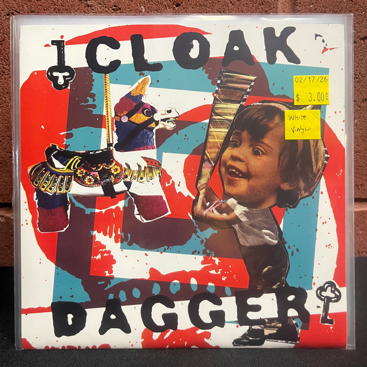 Used Vinyl: Cloak/Dagger "Pinata" 7" (Second press, white vinyl)