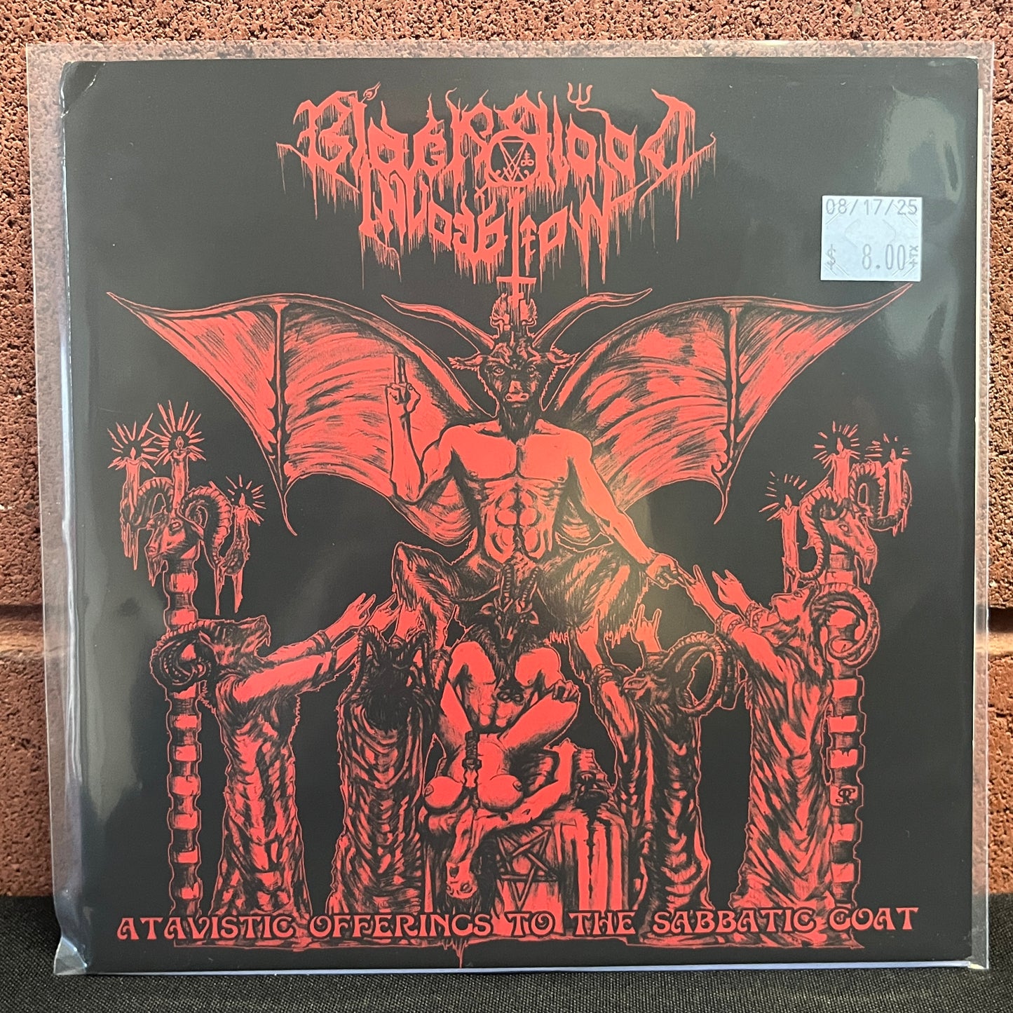 Used Vinyl: Black Blood Invocation "Atavistic Offerings To The Sabbatic Goat" 7"