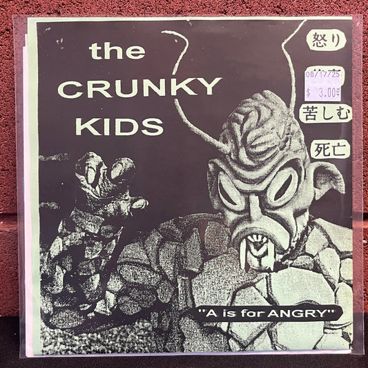 Used Vinyl: The Crunky Kids "A Is For Angry" 7"