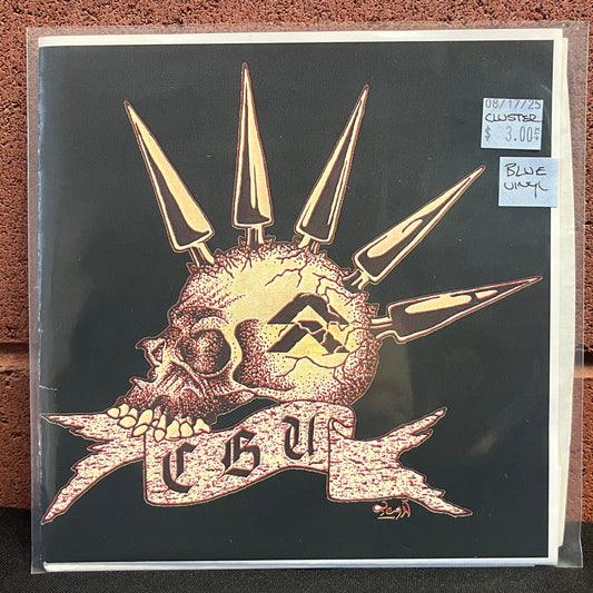 Used Vinyl: Cluster Bomb Unit (CBU) / Raagg "Split" 7" (Blue Vinyl)