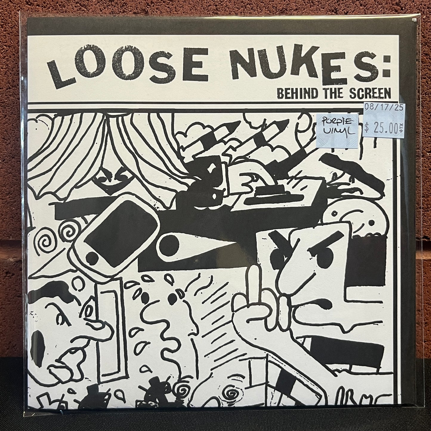 Used Vinyl: Loose Nukes "Behind The Screen" 7" (Purple Vinyl)