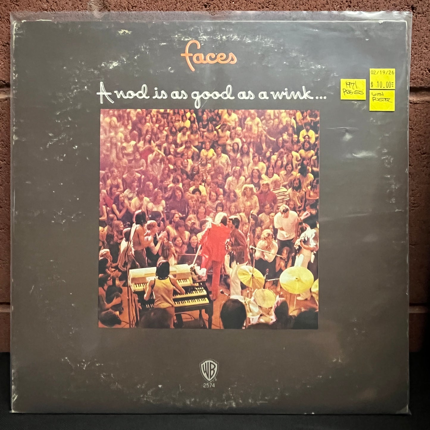 Used Vinyl: Faces "A Nod Is As Good As A Wink..." LP (1971 Press - With Poster)