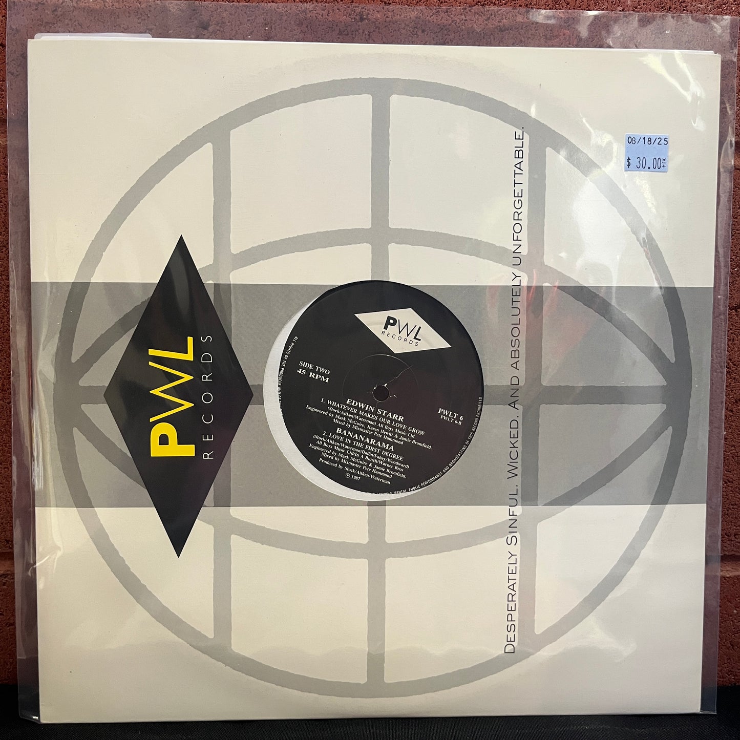 Used Vinyl: Various "PWL Promo Sampler" 12"