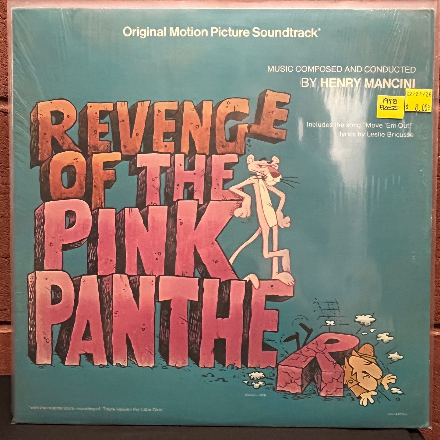 Used Vinyl: Henry Mancini ‎"Revenge Of The Pink Panther (Original Motion Picture Soundtrack)" LP (1978 Press)