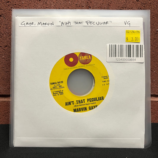 Used Vinyl: Marvin Gaye "Ain't That Peculiar / She's Got To Be Real" 7"