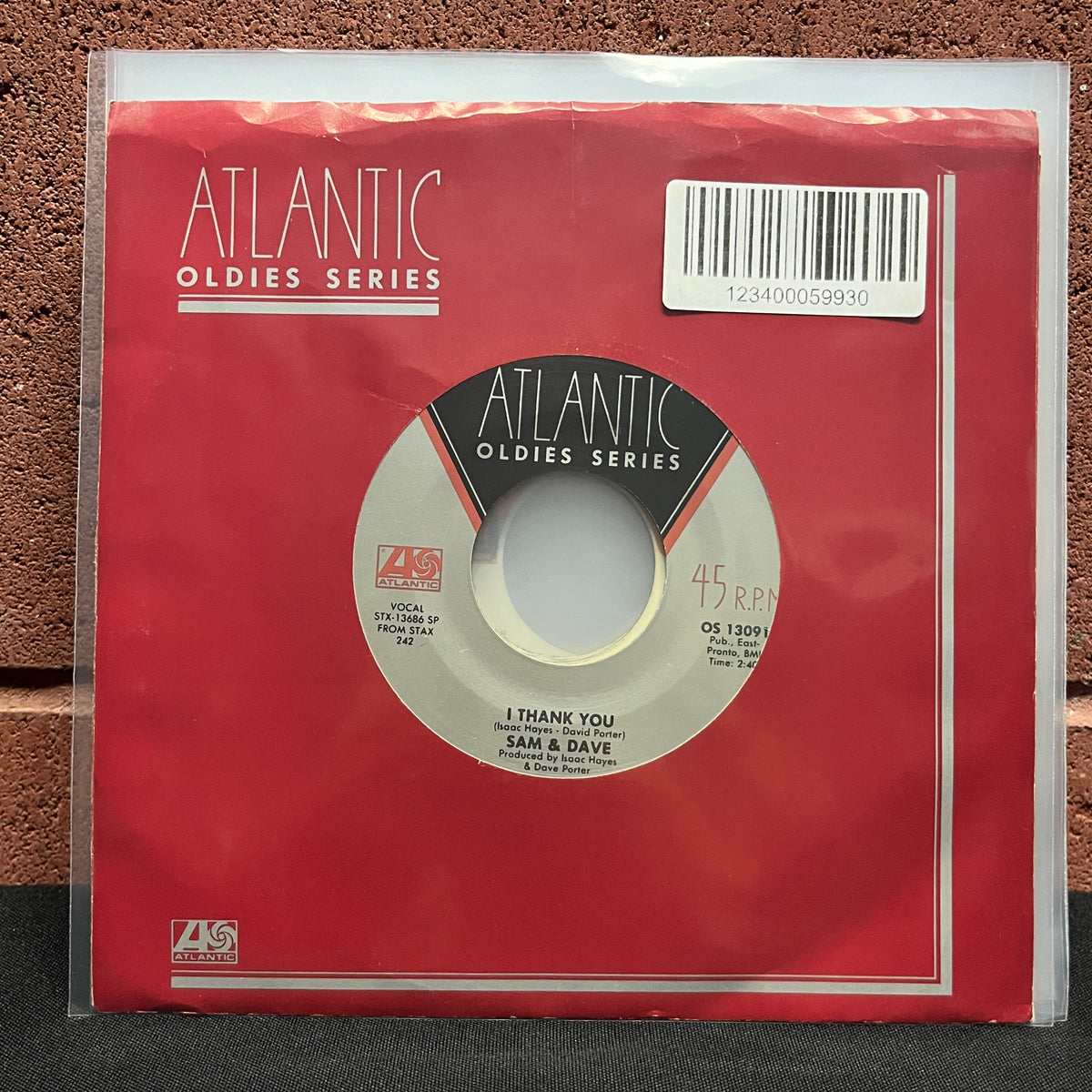 Used Vinyl: Sam and Dave "Hold On I'm A Comin' / I Thank You" 7"