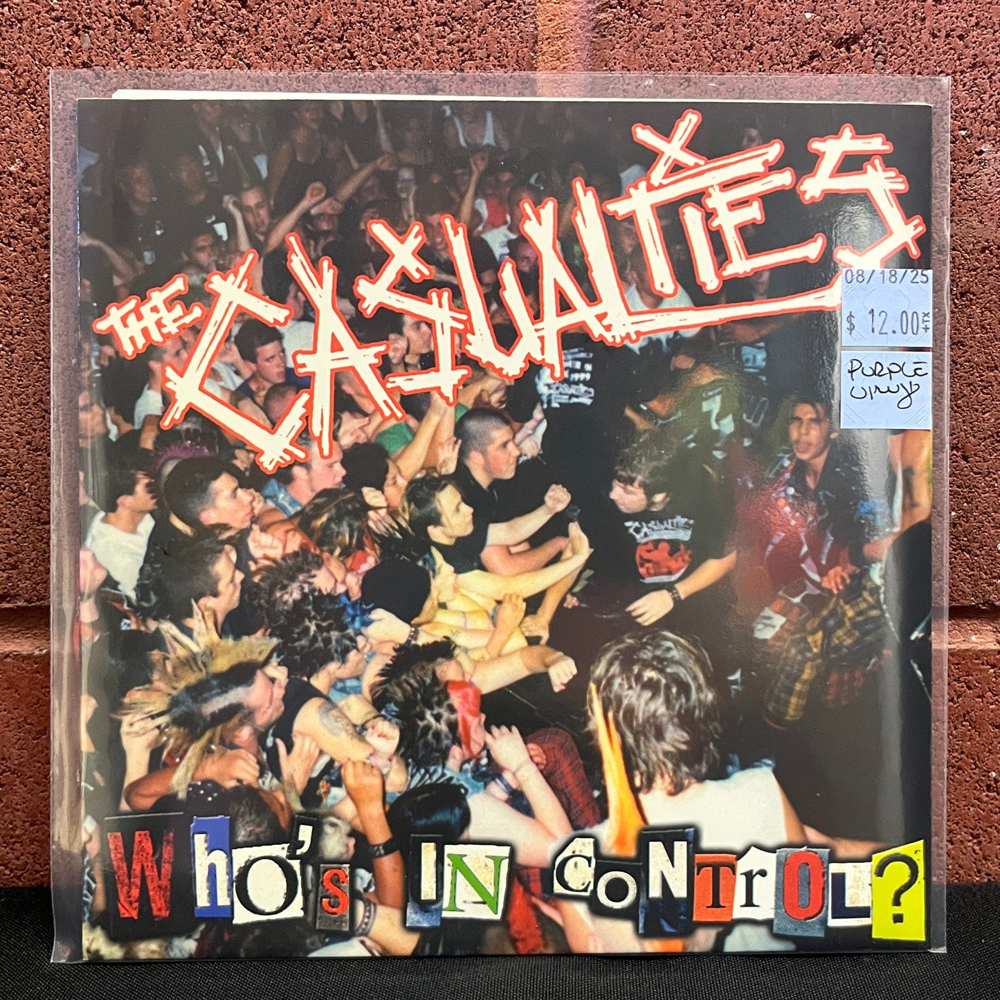 Used Vinyl: The Casualties "Who's In Control?" 7" (Purple Vinyl)