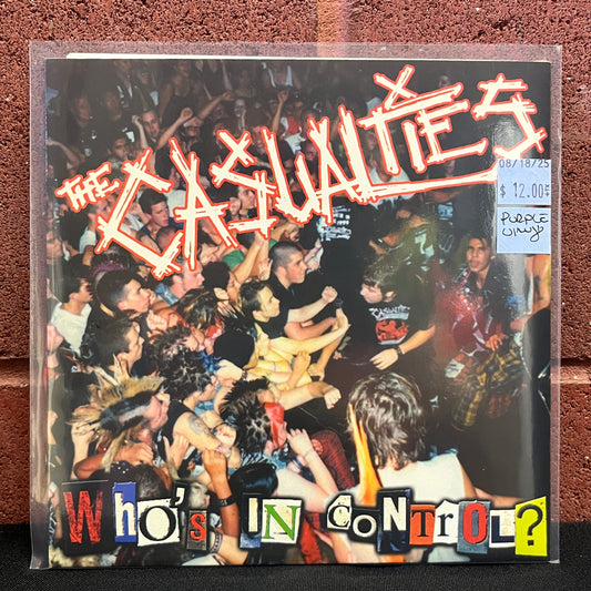 Used Vinyl: The Casualties "Who's In Control?" 7" (Purple Vinyl)