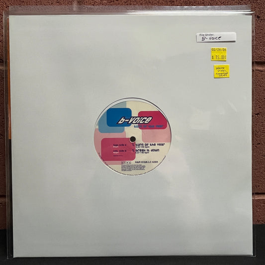 Used Vinyl: B-Voice "Turn Of The Year" 12" Single (White vinyl)