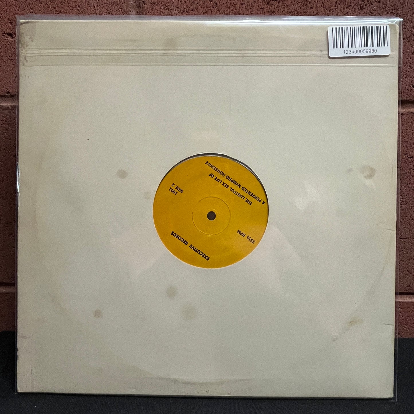 Used Vinyl: Unknown Artist "The Lustful Sex Life Of A Perverted Nympho Housewife" LP